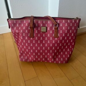 Dooney and Burke Los Angeles Angels of Anaheim Baseball Large Purse